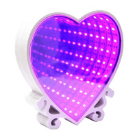 Светильник Бесконечность Сердце (малиновый)