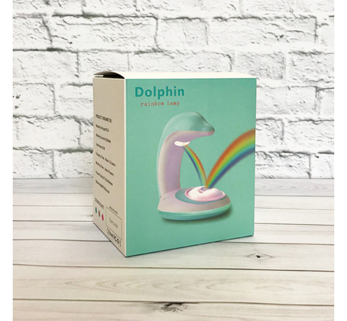 Светильник Дельфин РАДУГА (голубой)