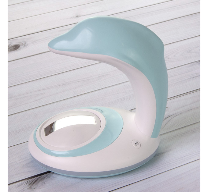 Светильник Дельфин РАДУГА (голубой)