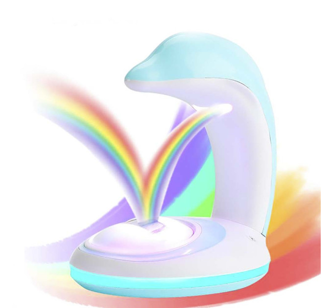 Светильник Дельфин РАДУГА (голубой)