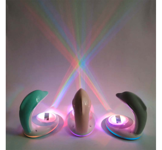 Светильник Дельфин РАДУГА (голубой)