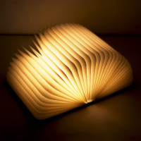 Светильник Книга 3Д (светлое дерево)