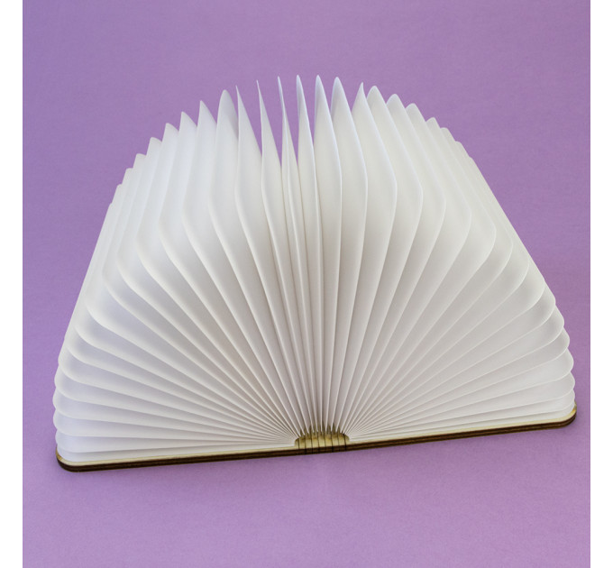 Светильник Книга 3Д (темное дерево)