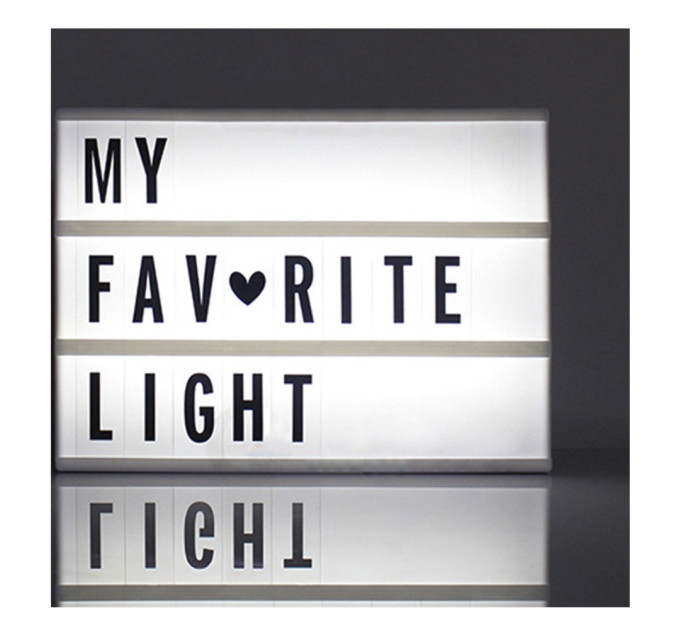 ЛАЙТБОКС 80 БУКВ LIGHTBOX А4, що світиться