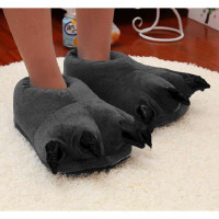 Тапочки кигуруми (черные) L