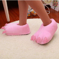 Тапочки кигуруми (розовые) M