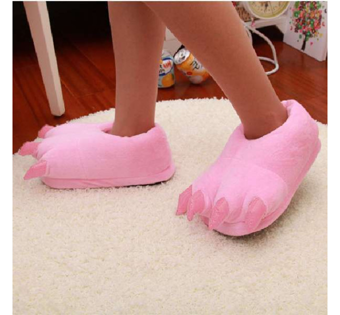 Тапочки кигуруми (розовые) M