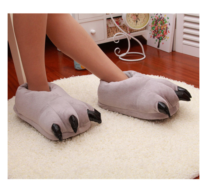 Тапочки кигуруми (серые) M