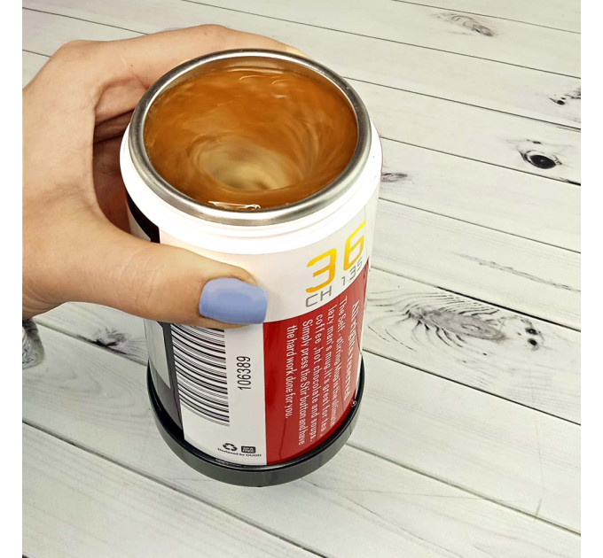 Термокухоль з міксером Касета Фотоплівка капучинатор (червоно-біла)