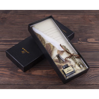 Винтажная Ручка перо белая Harry Potter