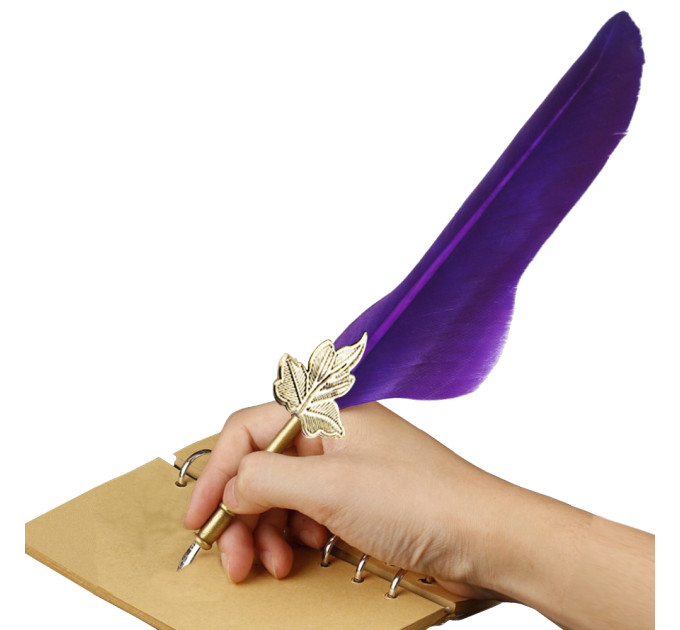 Вінтажний подарунковий набір для каліграфії Ручка перова (чорний)