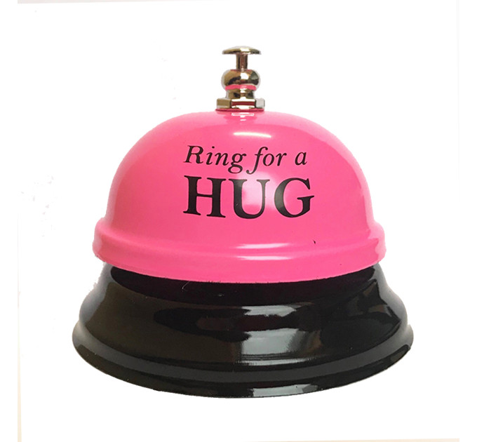 Звонок настольный HUG  Объятия (розовый)
