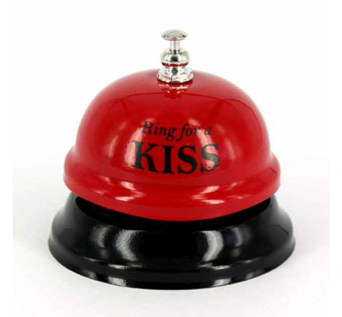 Звонок настольный KISS (красный)