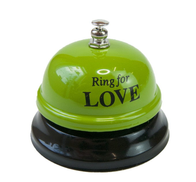 Звонок настольный LOVE (зеленый)