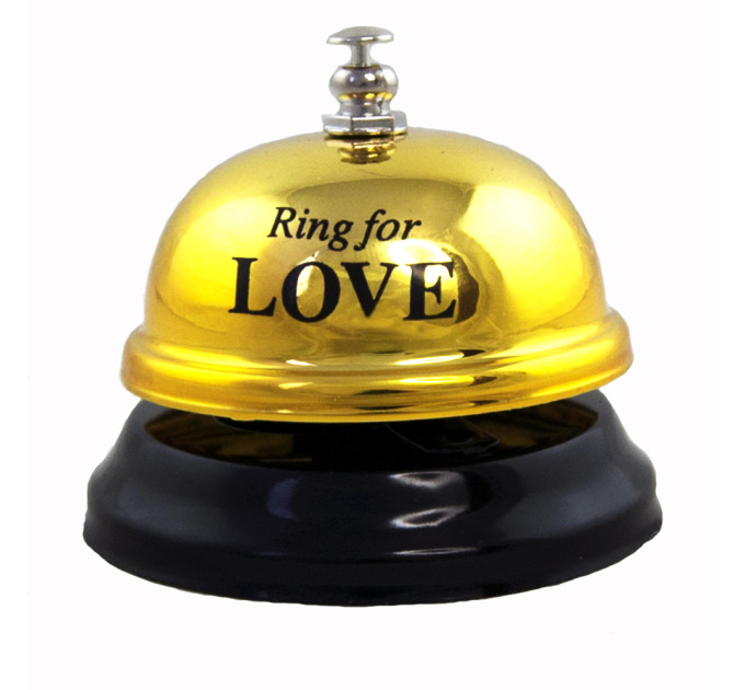 Настільний дзвінок LOVE (золото) (товар з дефектом)