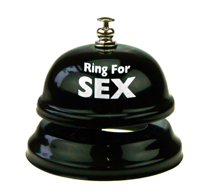 Звонок настольный SEX (черный)
