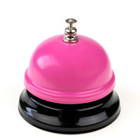 Звонок Портье настольный (розовый)