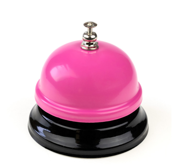 Звонок Портье настольный (розовый)